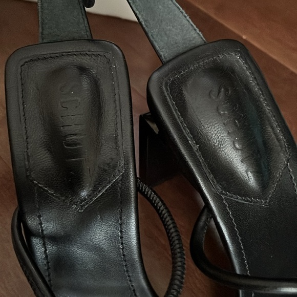 Black Schutz Strappy Heels - Picture 3 of 5